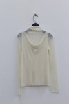 SWAYING/KNIT seamless water-soluble wool pullover SW202SZ06 PS2 SW212SZ93